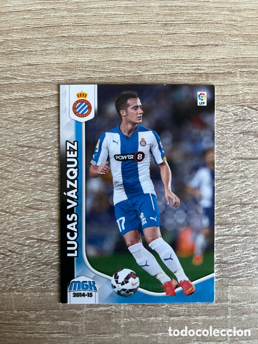 Cromos de f&uacute;tbol: 493 LUCAS V&Aacute;ZQUEZ ROOKIE NUEVO FICHAJE MEGACRACKS MGK 2014 2015 14 15 ESPA&Ntilde;OL ESPANYOL