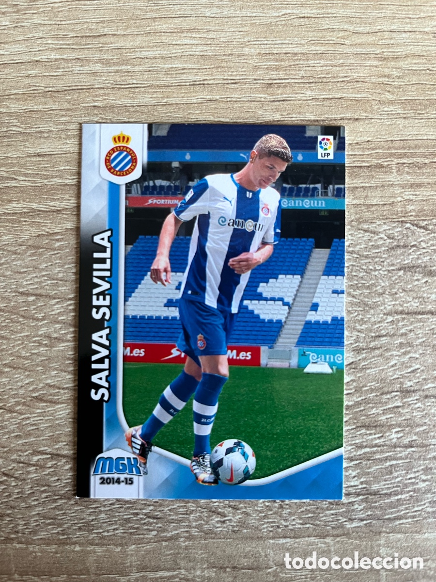 Cromos de f&uacute;tbol: 445 SALVA SEVILLA NUEVO FICHAJE MEGACRACKS MGK 2014 2015 14 15 ESPA&Ntilde;OL ESPANYOL