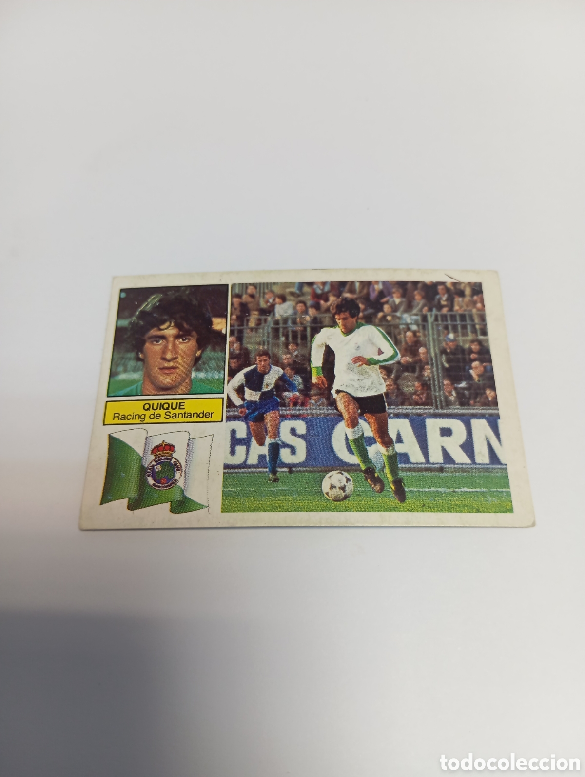 Cromos de f&uacute;tbol: QUIQUE Racing de Santander Liga Este 1982 1983 RECUPERADO 82 83