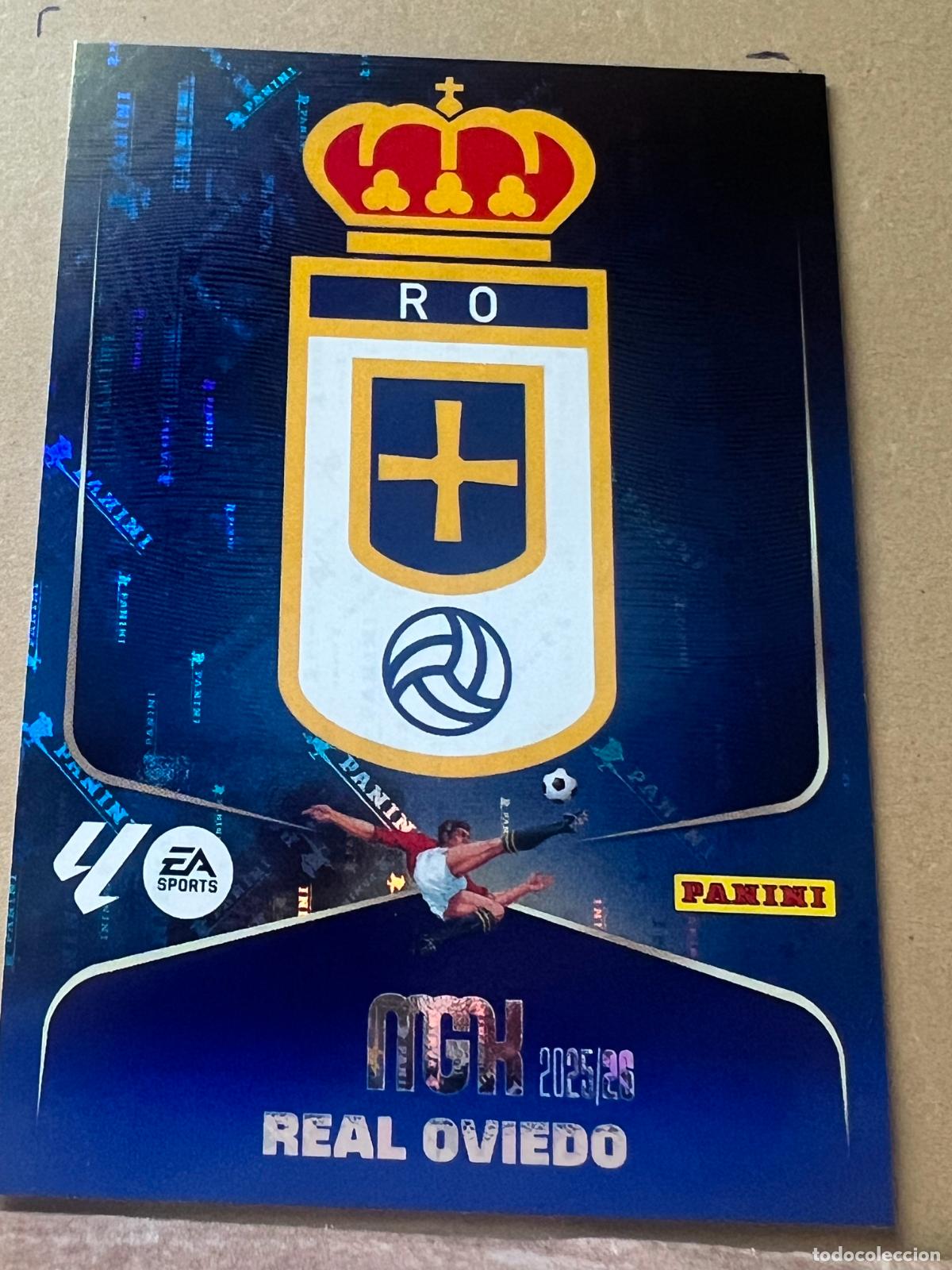 Cromos de Futebol: ESCUDO REAL OVIEDO #271 MEGACRACKS PANINI 2025 2026