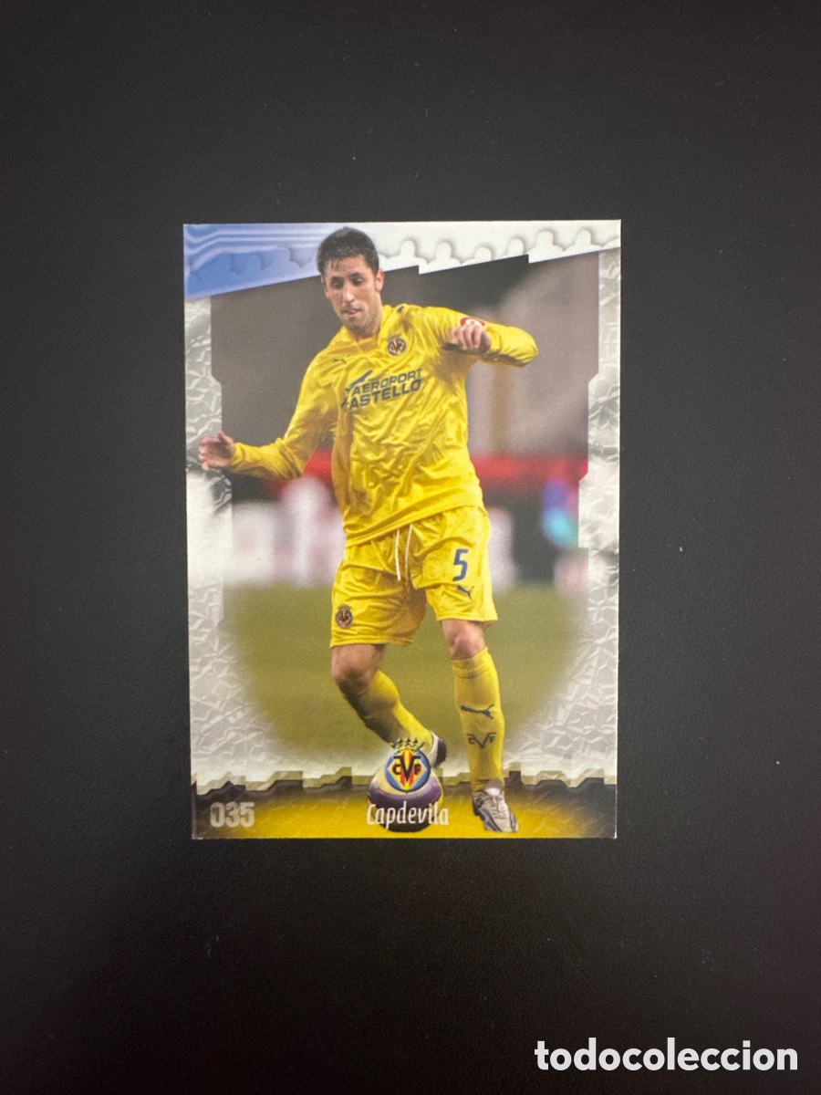Fu&szlig;ball-Sticker: CAPDEVILA VILLARREAL NUMERO 35 MUNDICROMO 2008 LAS FICHAS DE LA LIGA 2009