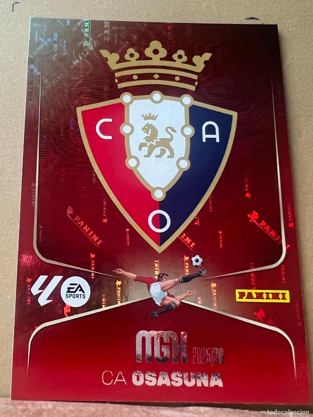 Cromos de Futebol: ESCUDO OSASUNA #253 MEGACRACKS PANINI 2025 2026