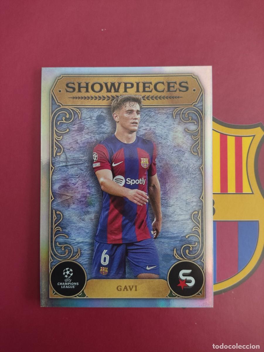 Cromos de Futebol: SP-09 GAVI SHOWPIECES BARCELONA SUPERSTAR TOPPS 2023 CHAMPIONS