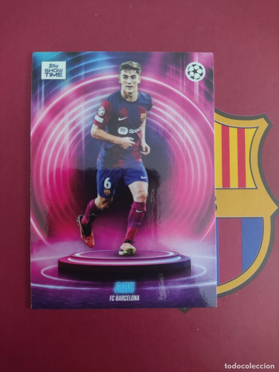 Cromos de f&uacute;tbol: GAVI BARCELONA SHOWTIME TOPPS 2024 CHAMPIONS