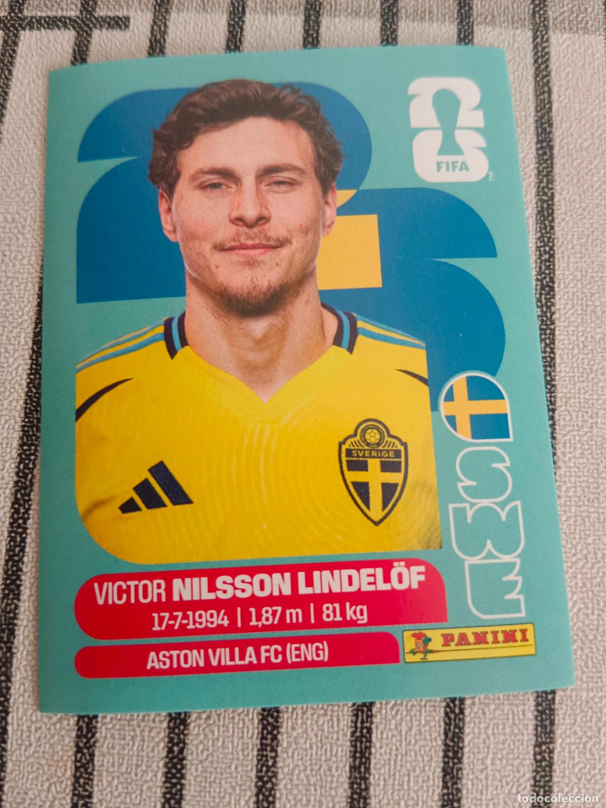 Cromos de f&uacute;tbol: MUNDIAL 2026 ESTADOS UNIDOS USA MEXICO MEJICO CANADA SWE 6 SWE6 NILSSON LINDELOF SUECIA FIFA