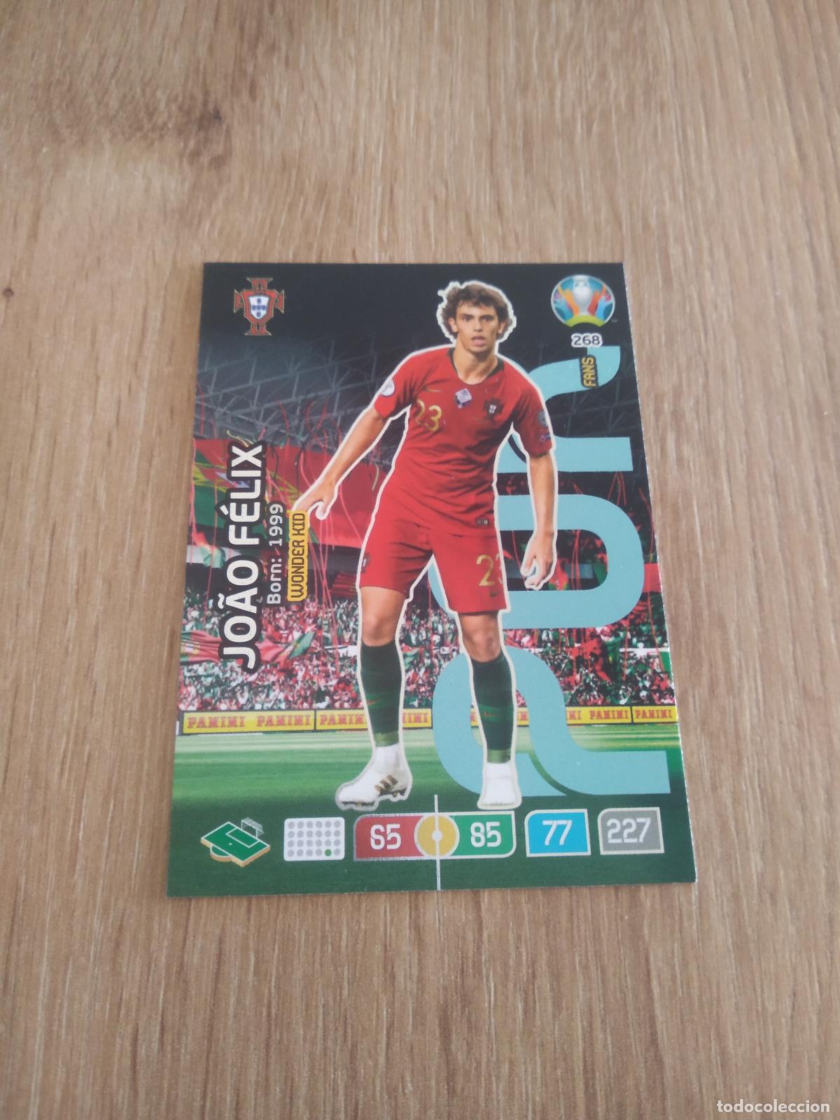 Cromos de f&uacute;tbol: 268 JOAO FELIX PORTUGAL CROMO FUTBOL PANINI EURO 2020 ADRENALYN EUROCOPA
