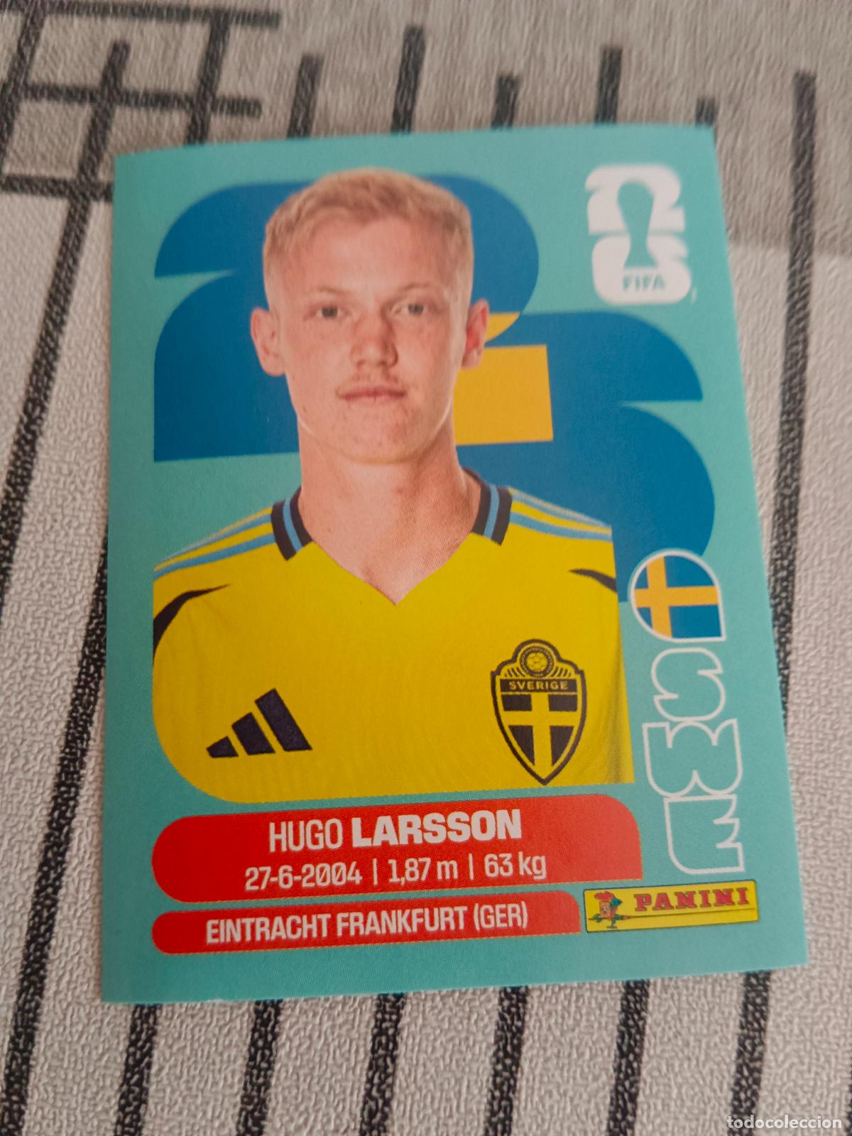Cromos de f&uacute;tbol: MUNDIAL 2026 ESTADOS UNIDOS USA MEXICO MEJICO CANADA SWE 9 SWE9 HUGO LARSSON SUECIA FIFA