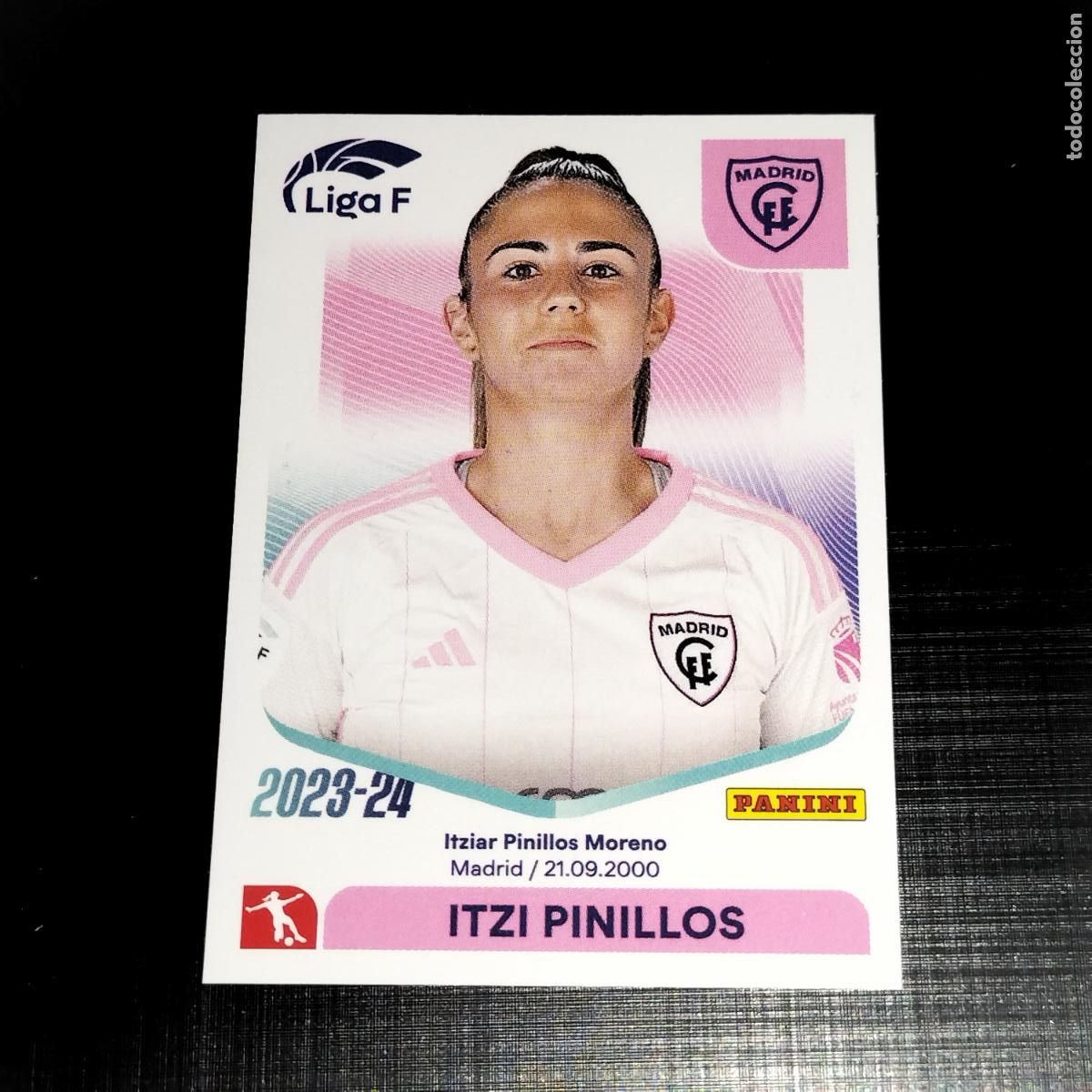 Cromos de f&uacute;tbol: N&ordm; 190 ITZI PINILLOS MADRID CFF CROMOS LIGA F FEMENINA PANINI 2023 2024 23 24