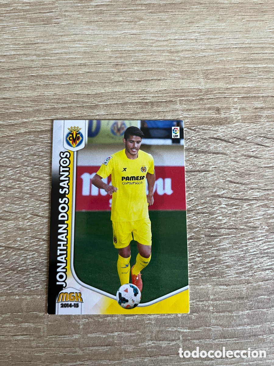Cromos de f&uacute;tbol: 455 JONATHAN DOS SANTOS NUEVO FICHAJE MEGACRACKS MGK 2014 2015 14 15 VILLARREAL