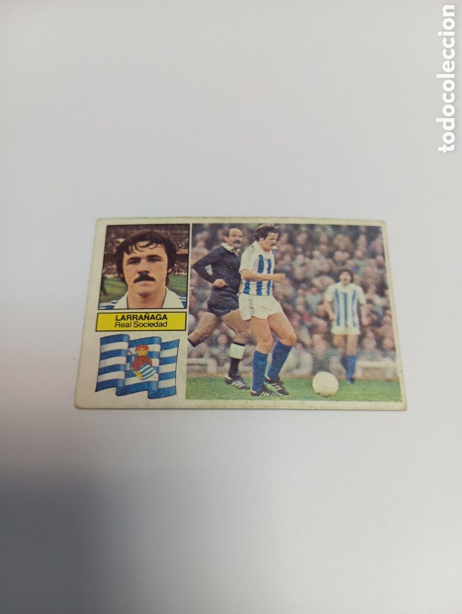 Cromos de f&uacute;tbol: LARRA&Ntilde;AGA Real Sociedad Liga Este 1982 1983 NUEVO 82 83 SIN PEGAR