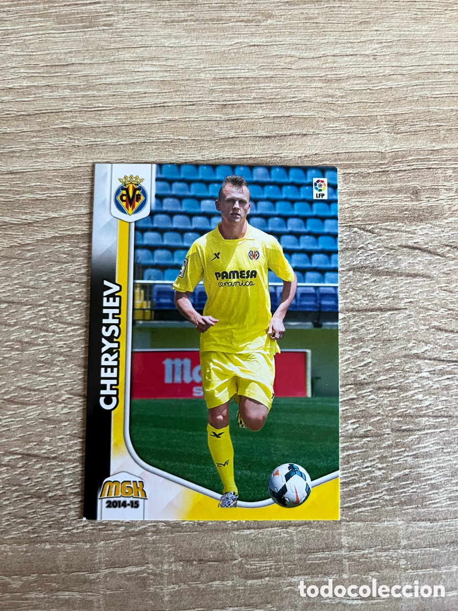 Cromos de f&uacute;tbol: 433 CHERYSHEV NUEVO FICHAJE MEGACRACKS MGK 2014 2015 14 15 VILLARREAL