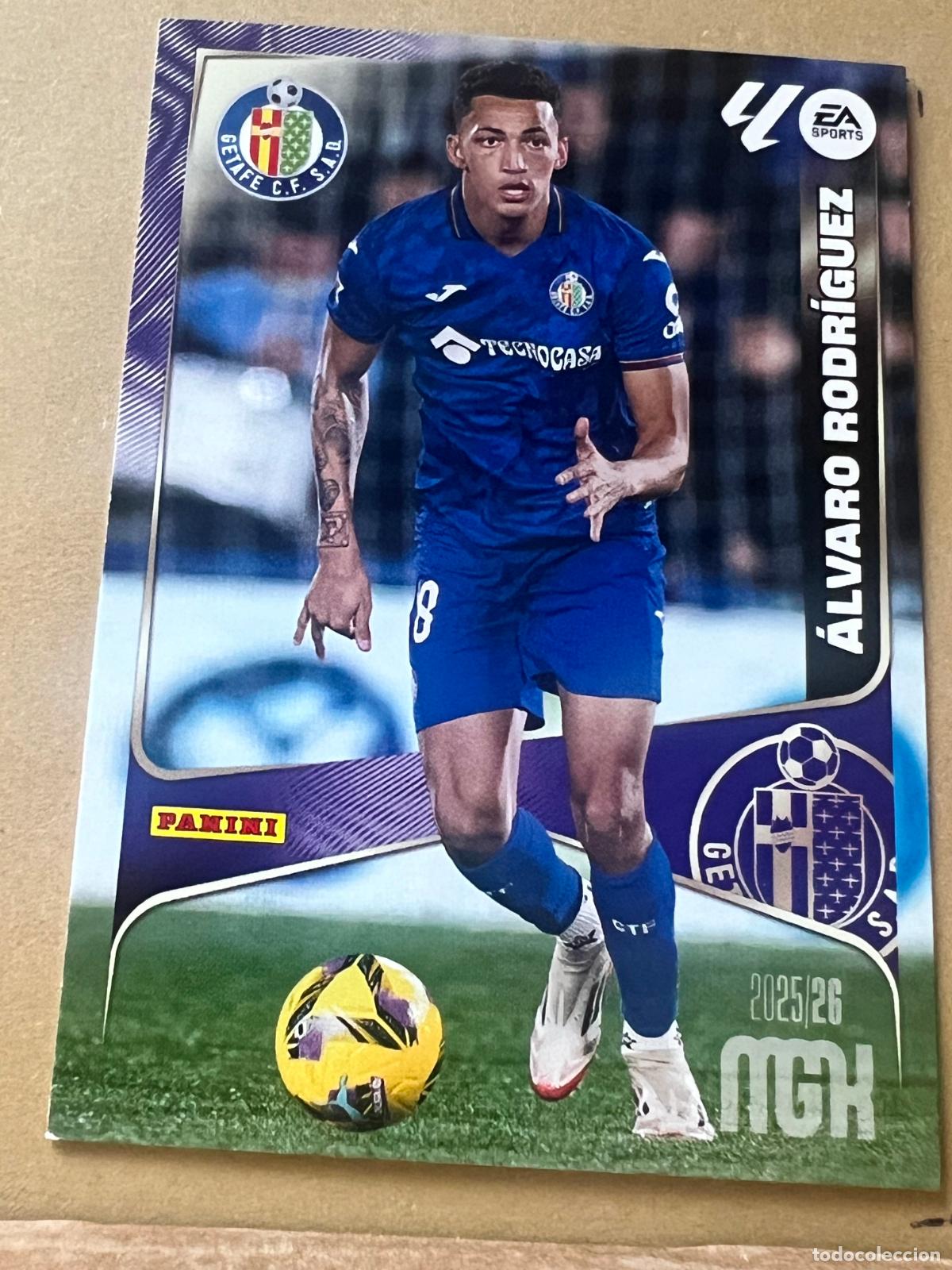 Cromos de f&uacute;tbol: ALVARO RODRIGUEZ #179 MEGACRACKS PANINI 2025 2026