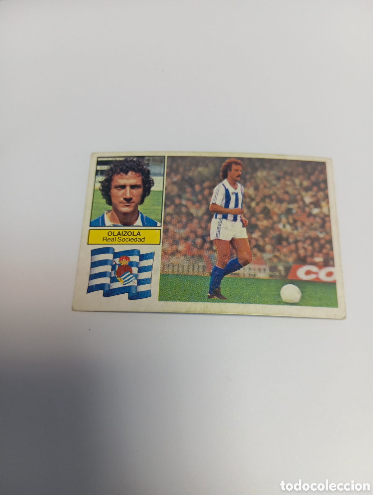 Cromos de f&uacute;tbol: OLAIZOLA Real Sociedad Liga Este 1982 1983 NUEVO 82 83 SIN PEGAR