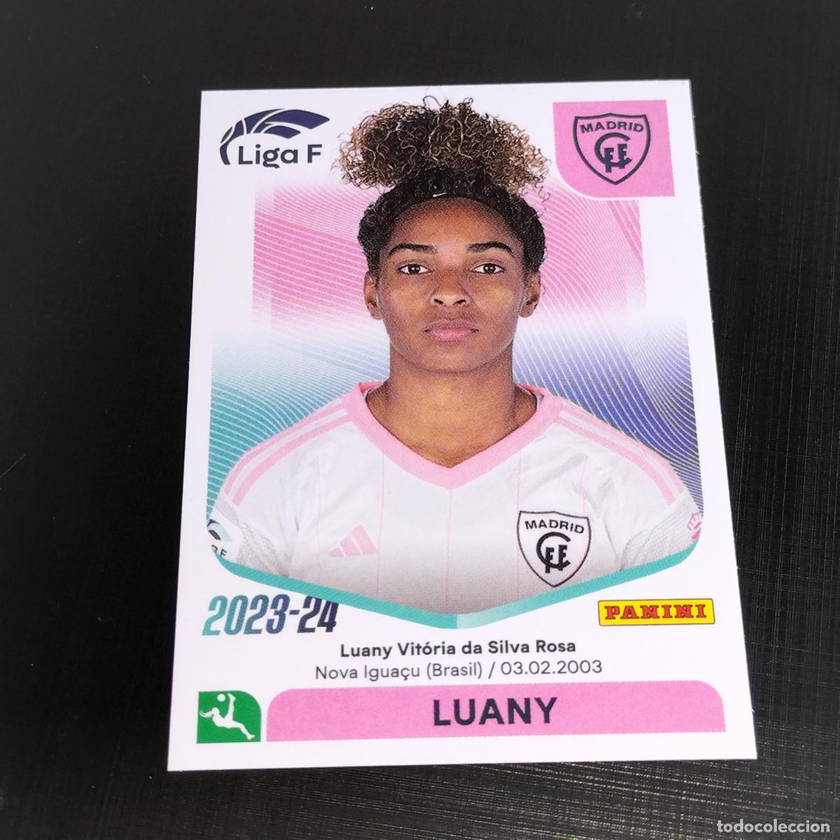 Figurine di Calcio: N&ordm; 201 LUANY MADRID CFF CROMOS LIGA F FEMENINA PANINI 2023 2024 23 24