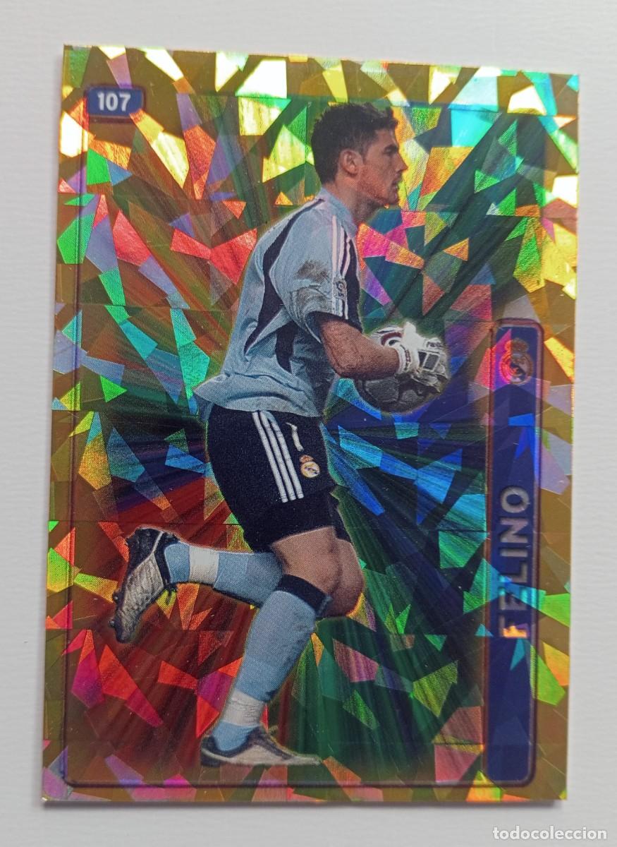 Cromos de f&uacute;tbol: CROMO IKER CASILLAS FELINO REAL MADRID MUNDICROMO 2004-2005