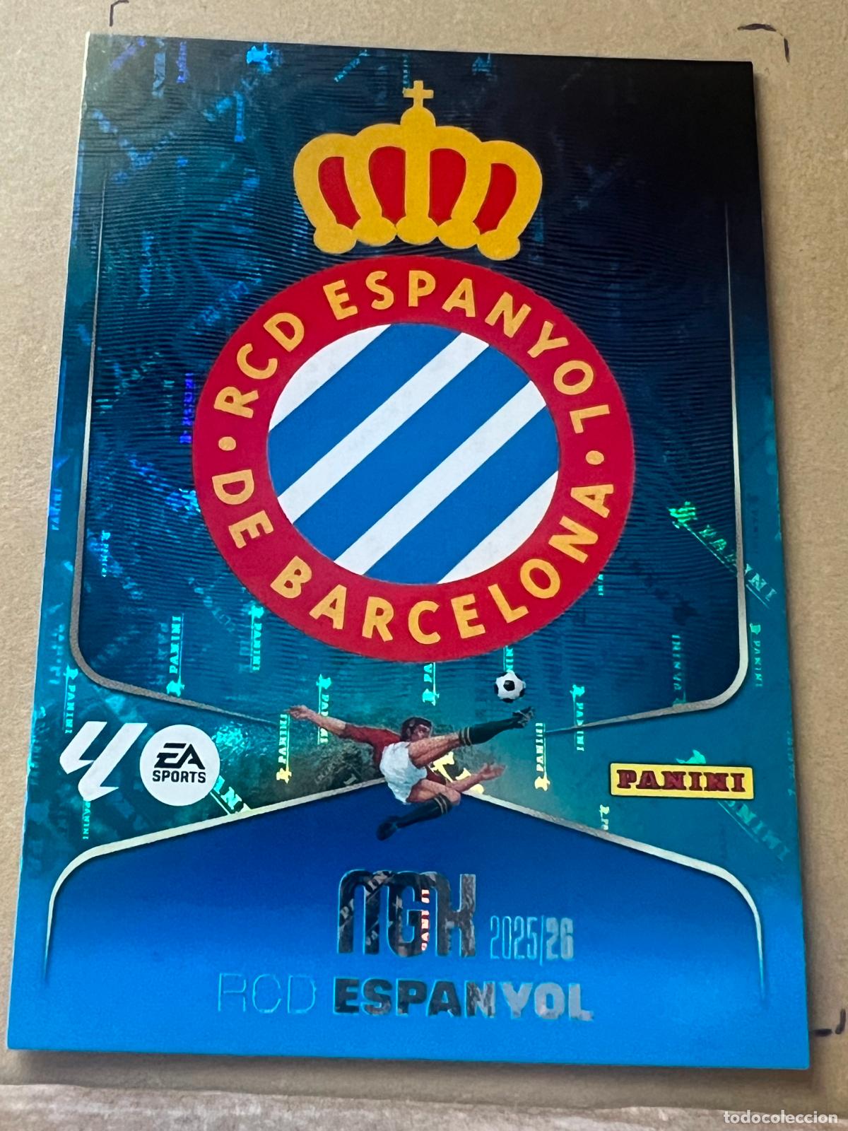 Cromos de f&uacute;tbol: ESCUDO ESPANYOL #145 MEGACRACKS PANINI 2025 2026
