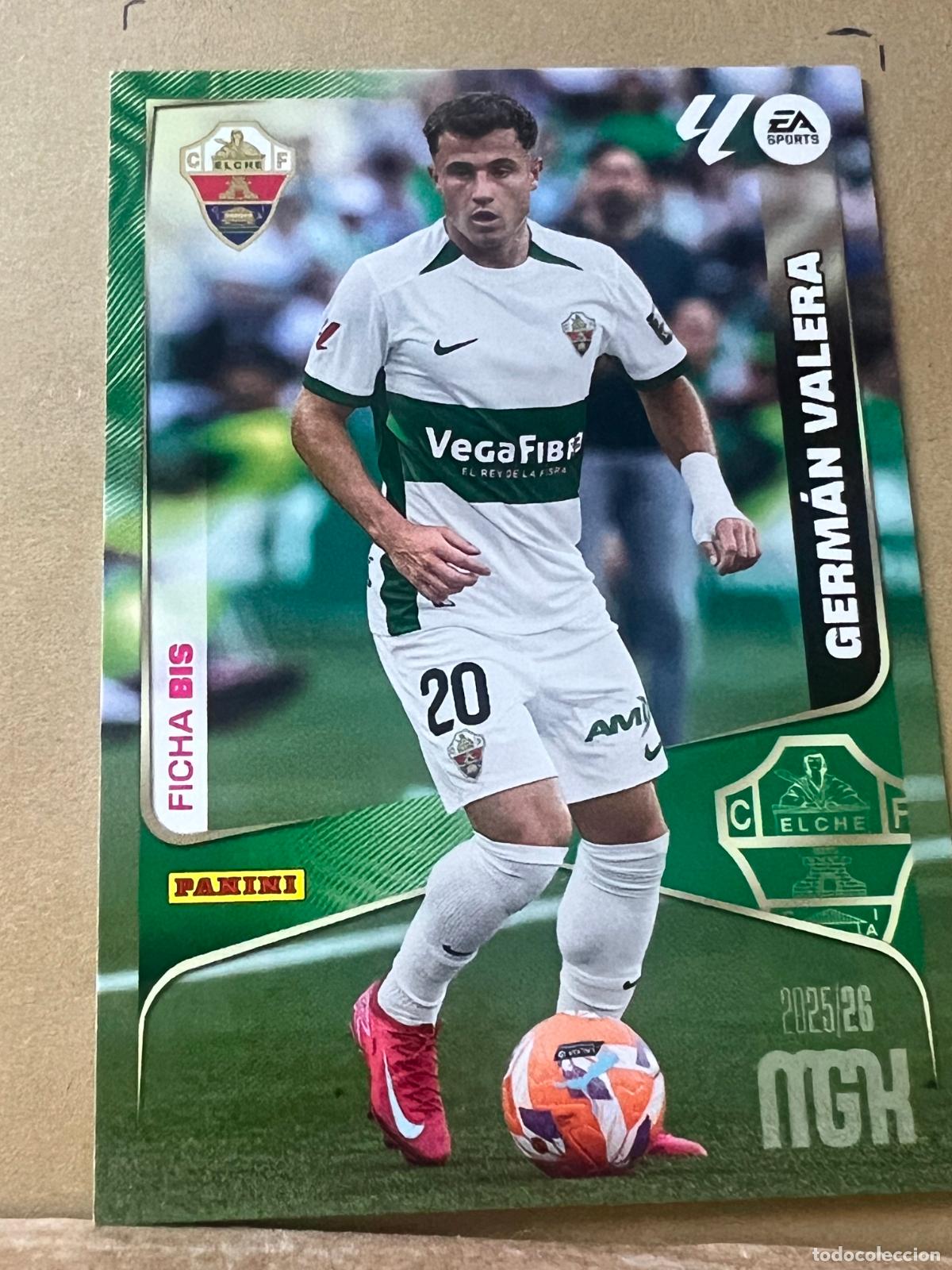 Cromos de f&uacute;tbol: GERMAN VALERA #141 BIS MEGACRACKS PANINI 2025 2026