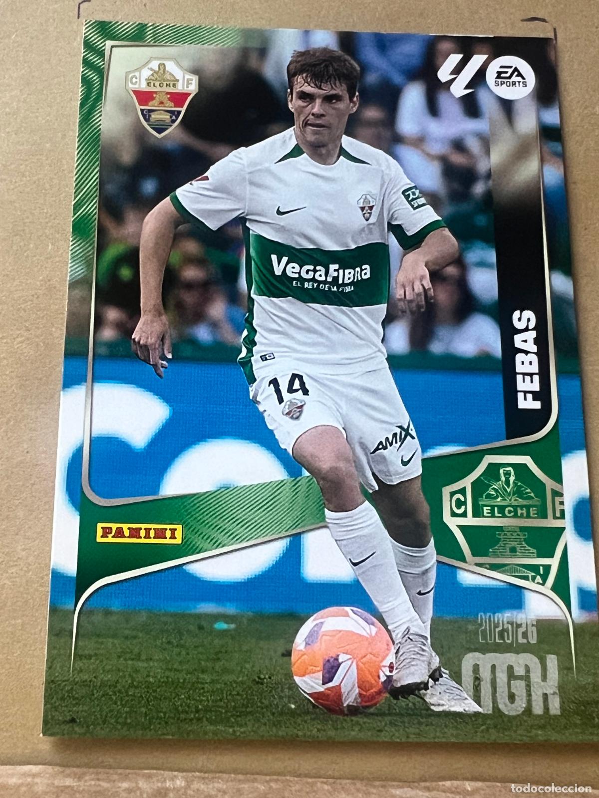 Cromos de f&uacute;tbol: FEBAS #136 MEGACRACKS PANINI 2025 2026