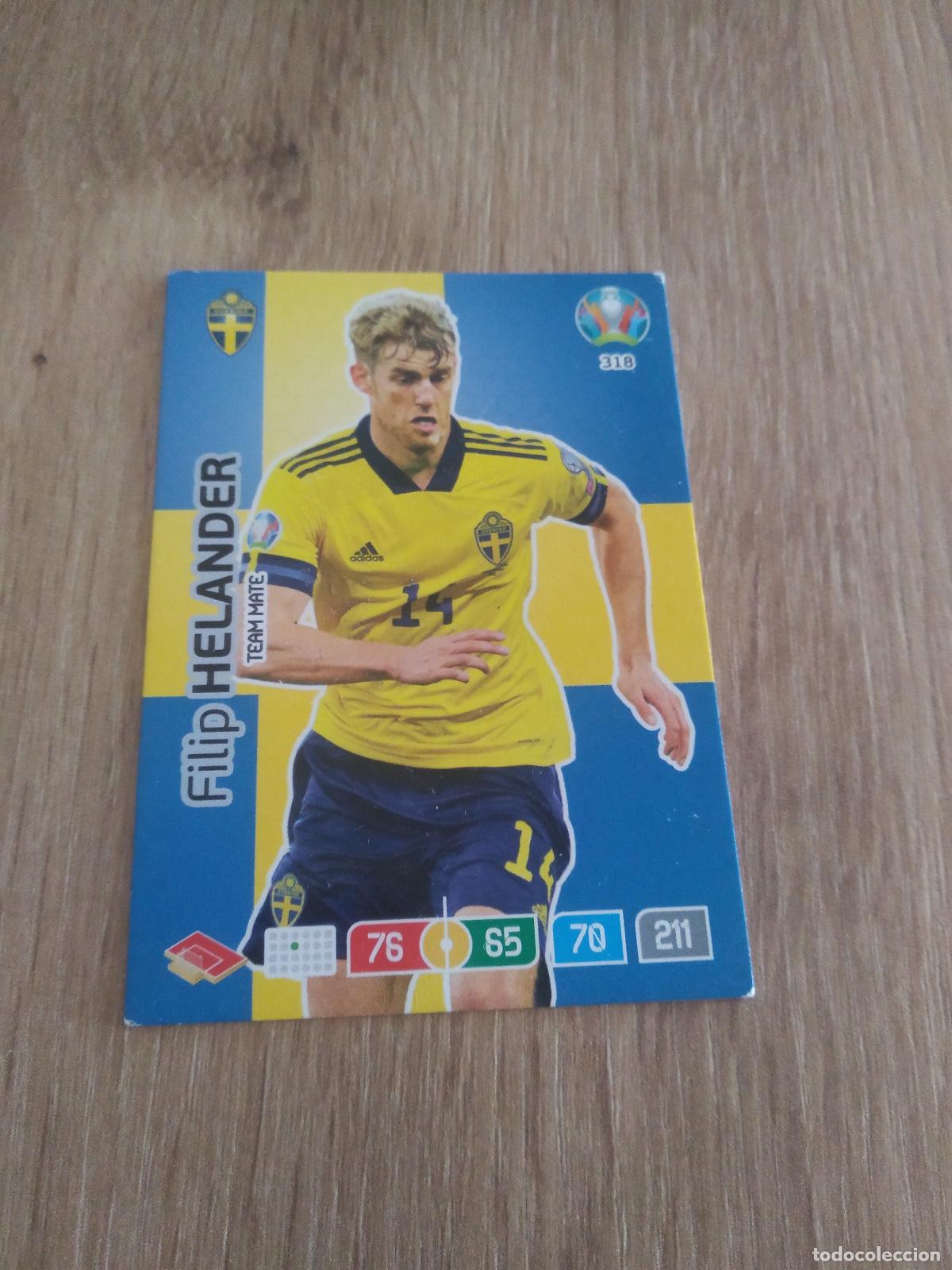 Cromos de f&uacute;tbol: 318 HELANDER SUECIA CROMO FUTBOL PANINI EURO 2020 ADRENALYN EUROCOPA