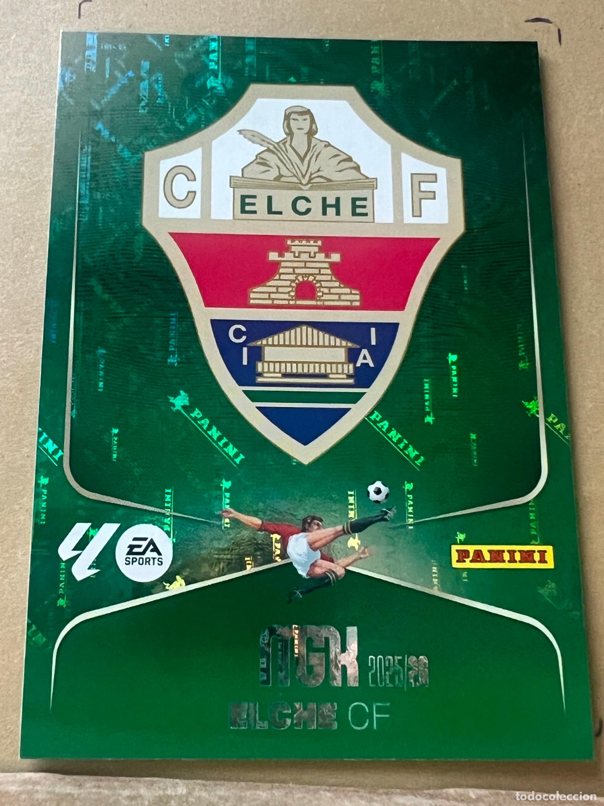 Cromos de f&uacute;tbol: ESCUDO ELCHE #127 MEGACRACKS PANINI 2025 2026