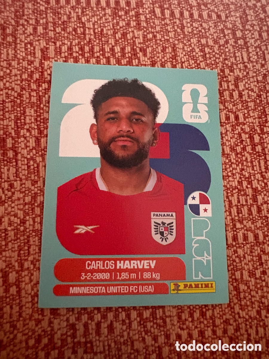 Cromos de f&uacute;tbol: PAN 15 PAN15 CARLOS HARVEY PANAMA ⚽ PANINI FIFA MUNDIAL WORLD CUP 26 2026 STICKER ⚽