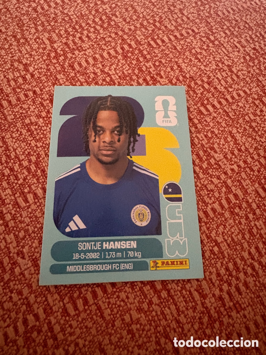 Cromos de f&uacute;tbol: HANSEN CURA&Ccedil;AO CUW 20 MUNDIAL F&Uacute;TBOL 2026 FIFA WORLD CUP PANINI SIN PEGAR PEDIDO