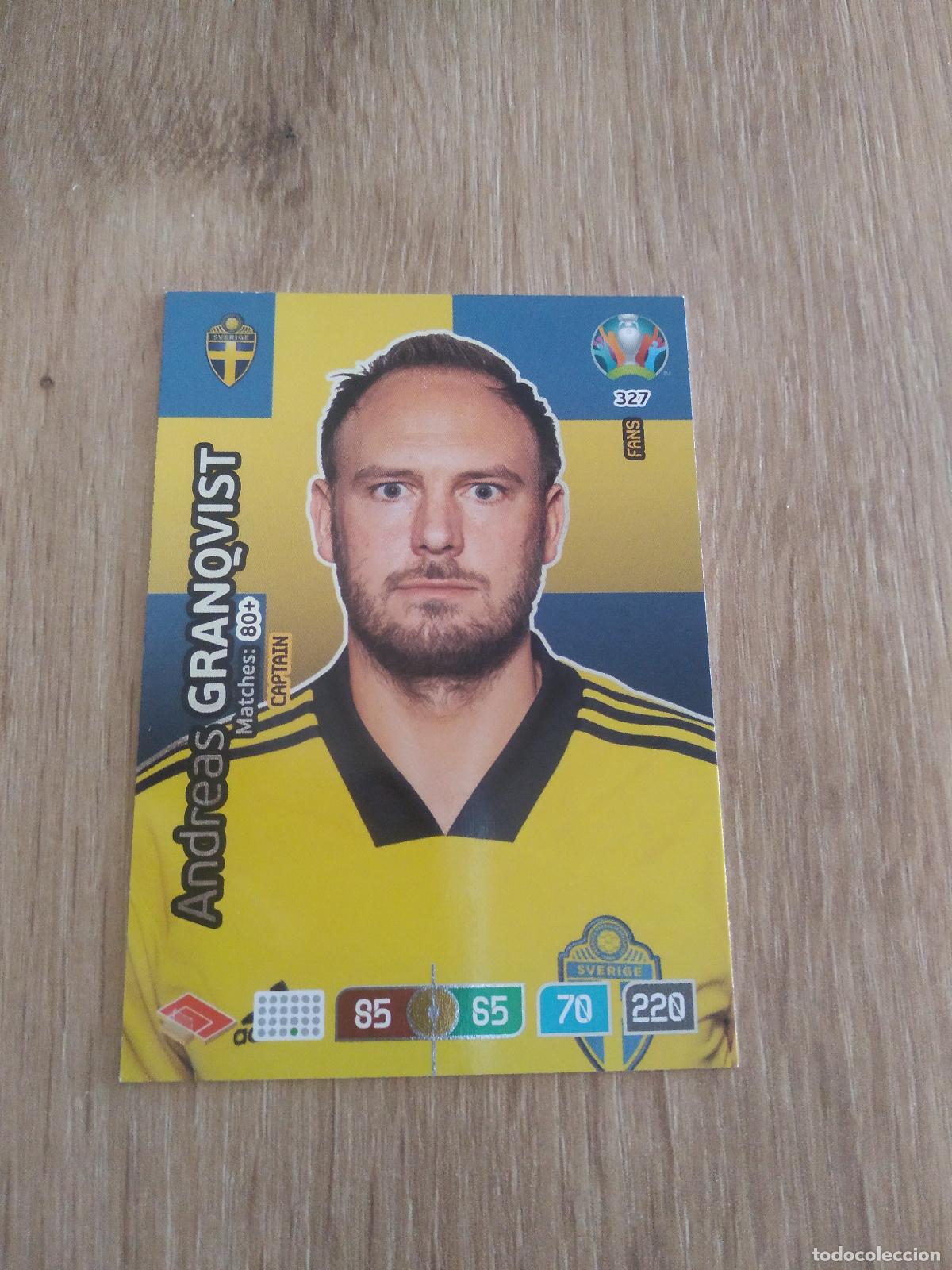 Cromos de f&uacute;tbol: 327 GRANQVIST SUECIA CROMO FUTBOL PANINI EURO 2020 ADRENALYN EUROCOPA