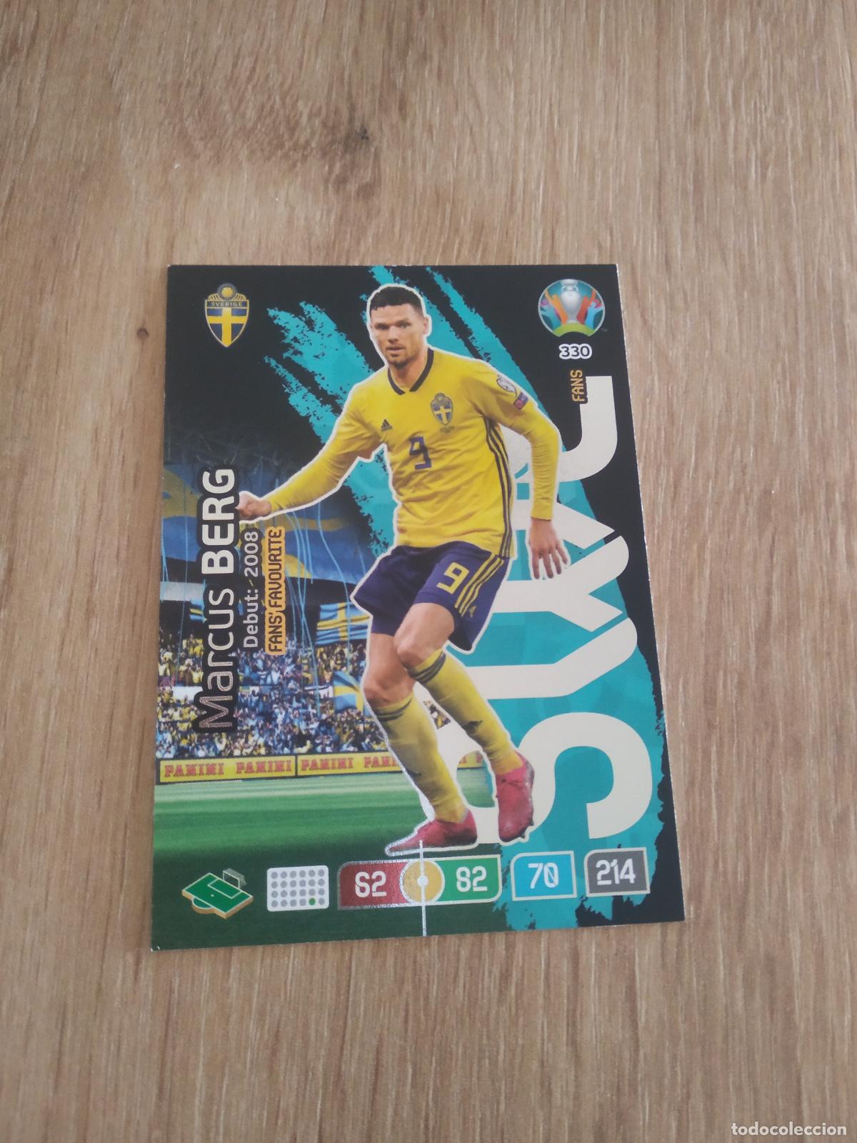 Cromos de f&uacute;tbol: 330 MARCUS BERG SUECIA CROMO FUTBOL PANINI EURO 2020 ADRENALYN EUROCOPA