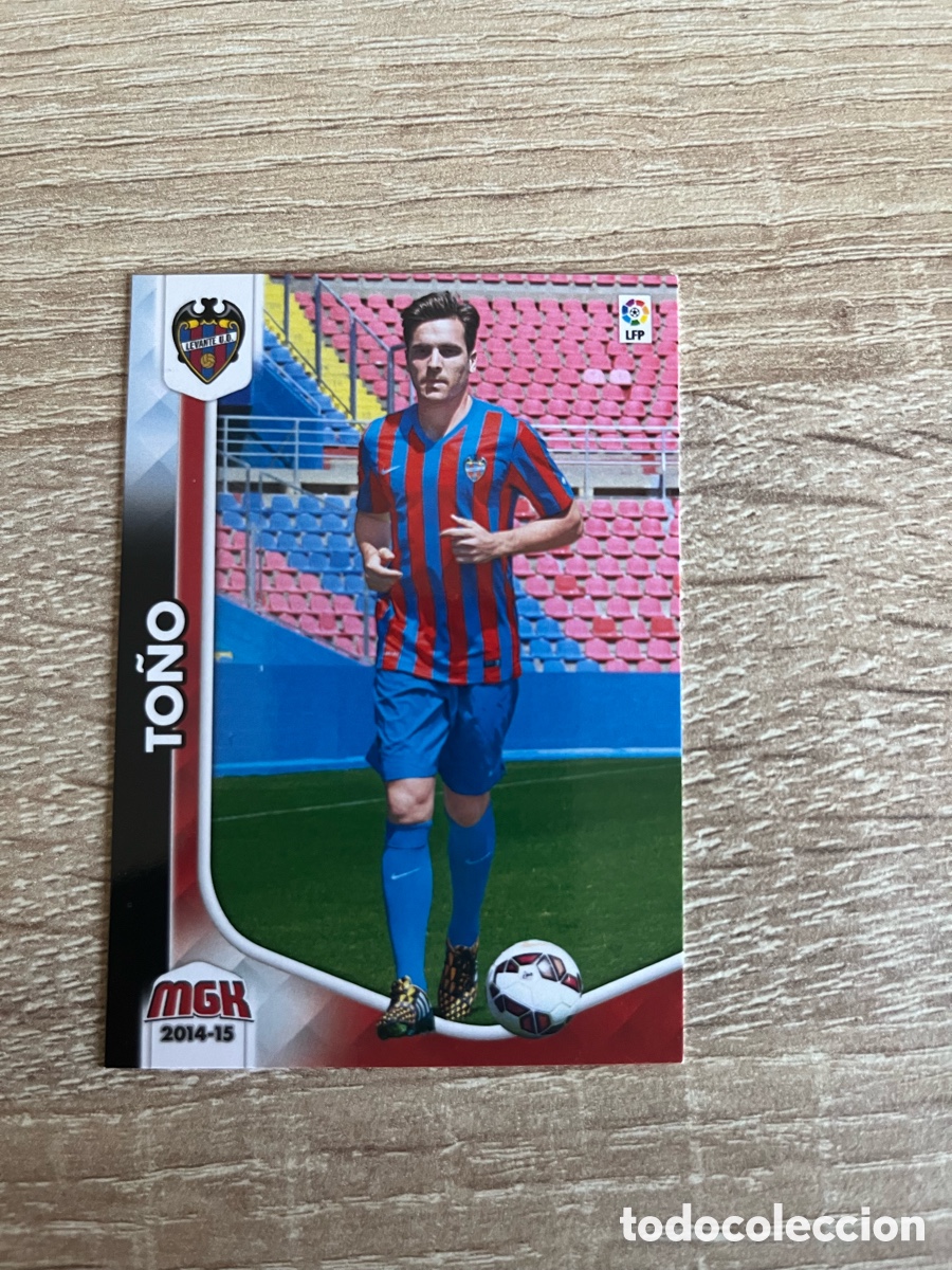 Cromos de f&uacute;tbol: 222 BIS TO&Ntilde;O NUEVA FICHA MEGACRACKS MGK 2014 2015 14 15 LEVANTE