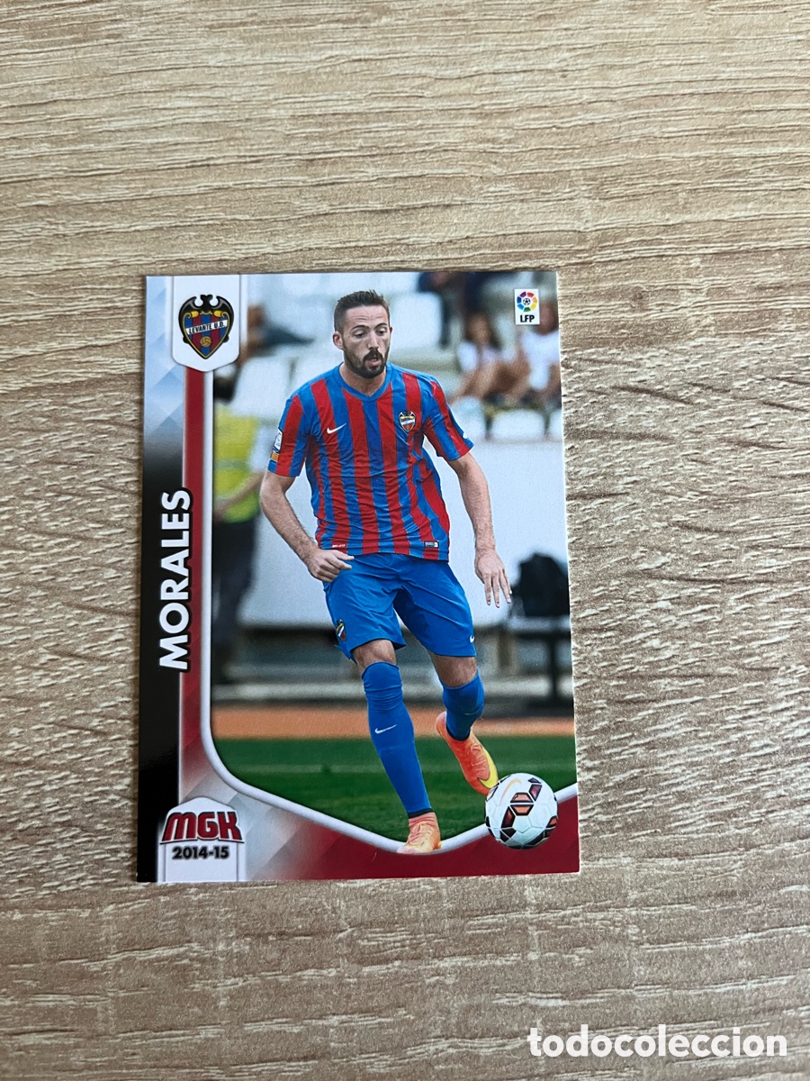 Fu&szlig;ball-Sticker: 232 BIS MORALES NUEVA FICHA MEGACRACKS MGK 2014 2015 14 15 LEVANTE