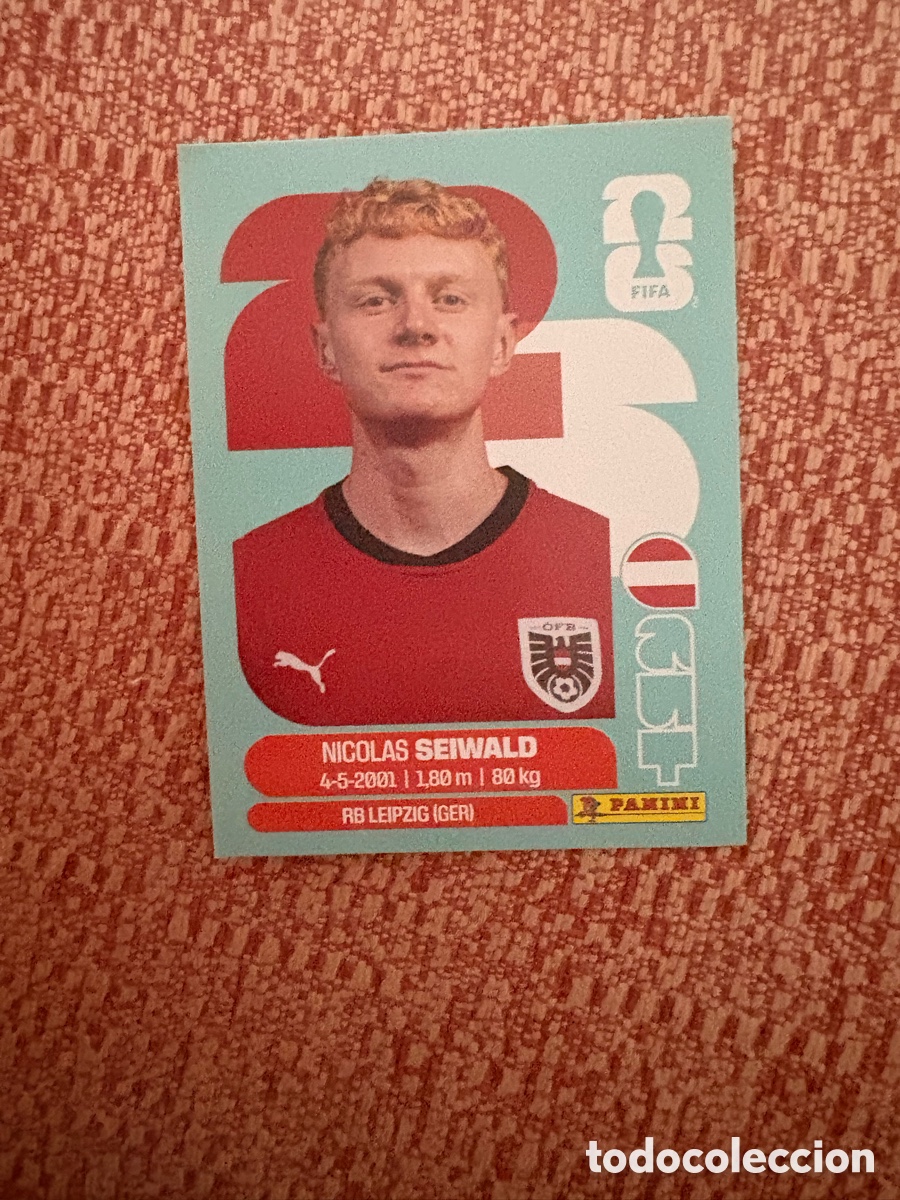 Cromos de Futebol: L2 SEIWALD SELECCION AUSTRIA 15 PANINI MUNDIAL FIFA WORLD CUP 2026 PANINI NUNCA PEGADO