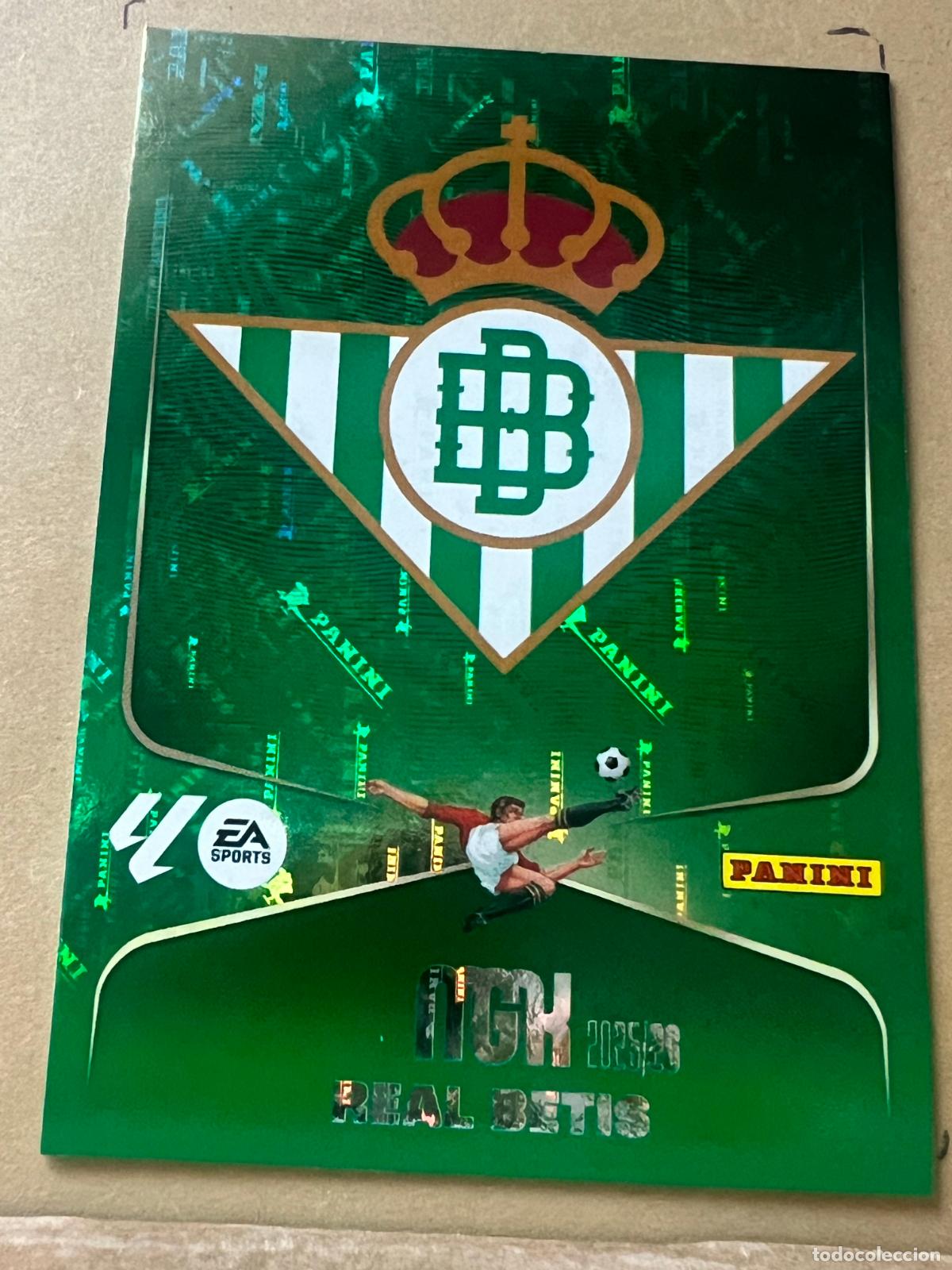 Cromos de Futebol: ESCUDO BETIS #91 MEGACRACKS PANINI 2025 2026