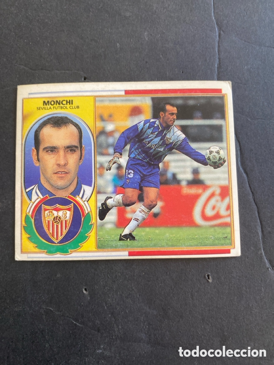 Cromos de Futebol: Cromo liga 96/97 Sevilla nunca pegado