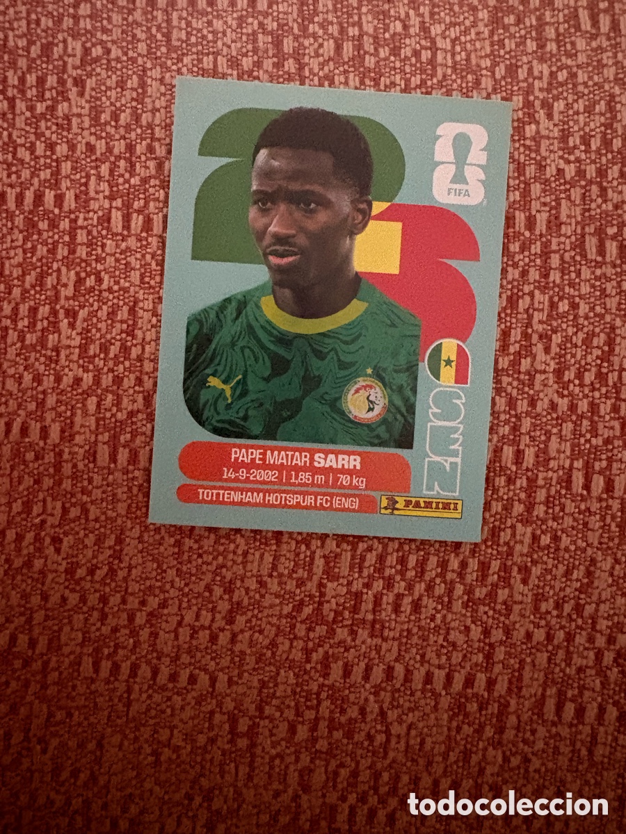 Cromos de Futebol: SEN 10 SEN10 PAPE MATAR SARR SENEGAL ⚽ PANINI FIFA MUNDIAL WORLD CUP 26 2026 STICKER ⚽