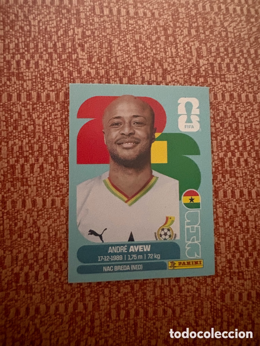 Football Stickers: B3 GHA17 ANDREW AYEW 17 GHANA GHA MUNDIAL FIFA WORLD CUP 2026 STICKER PANINI