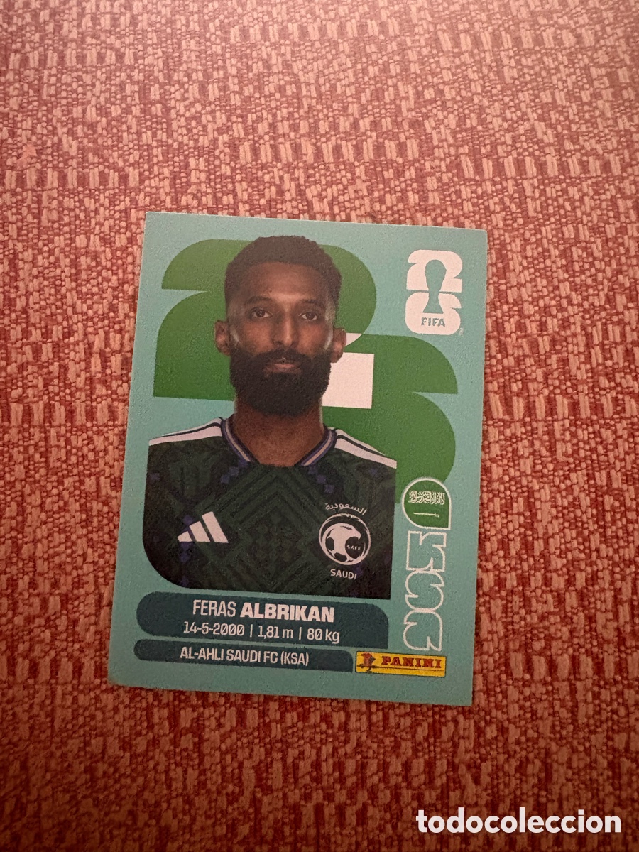 Cromos de Futebol: 18 ALBRIKAN ARABIA SAUD&Iacute;. MUNDIAL 2026. PANINI.