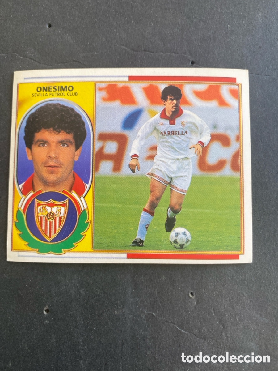 Cromos de f&uacute;tbol: Cromo liga 96/97 Sevilla nunca pegado