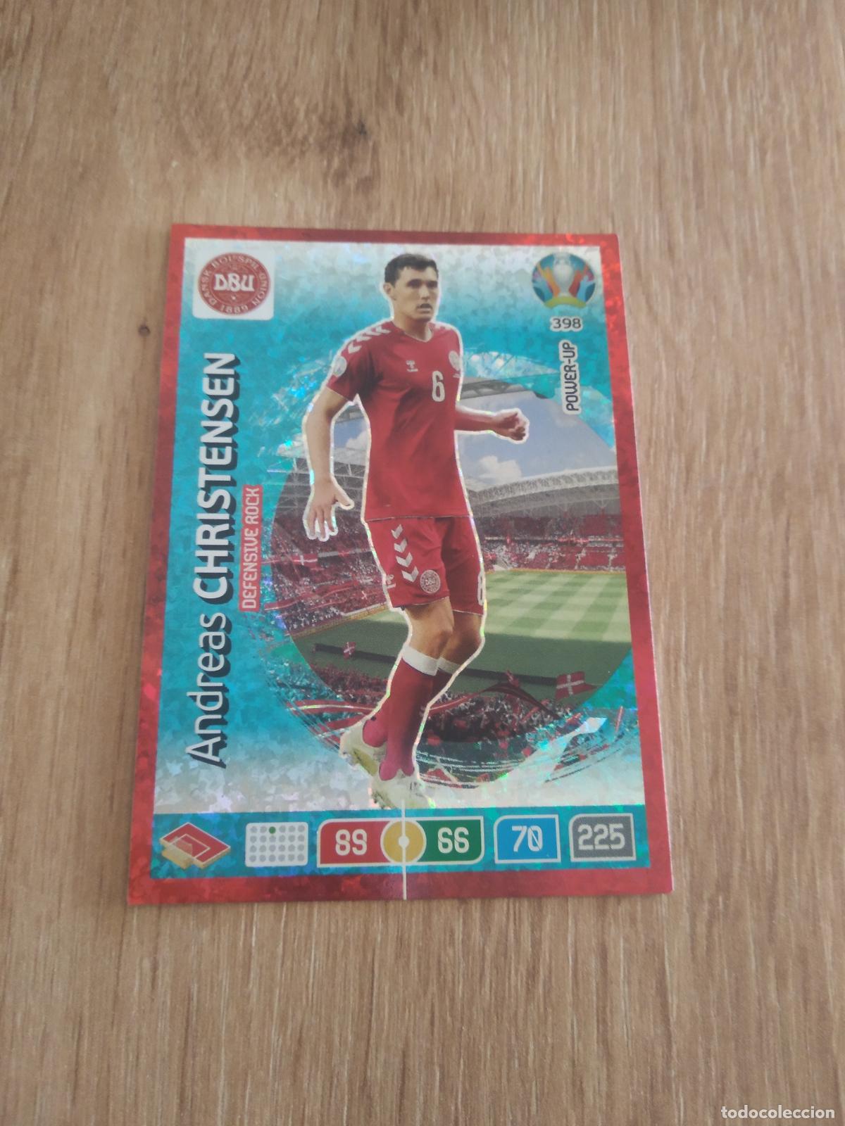 Cromos de f&uacute;tbol: 398 CHRISTENSEN DINAMARCA CROMO FUTBOL PANINI EURO 2020 ADRENALYN EUROCOPA