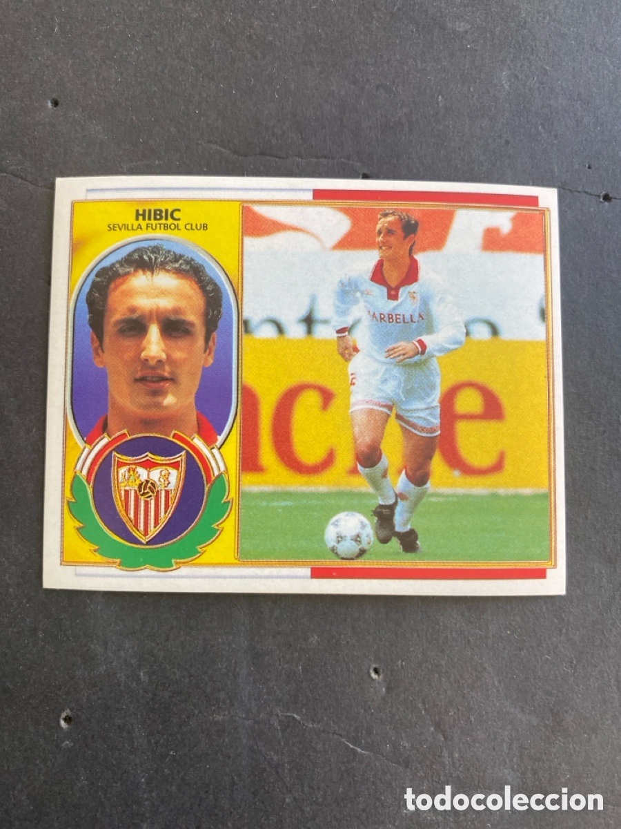 Cromos de f&uacute;tbol: Cromo liga 96/97 Sevilla nunca pegado
