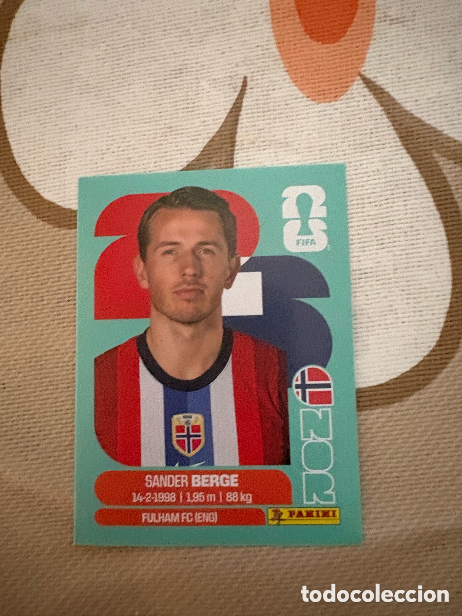 Cromos de f&uacute;tbol: BERGE NORUEGA NOR 11 MUNDIAL F&Uacute;TBOL 2026 FIFA WORLD CUP PANINI SIN PEGAR