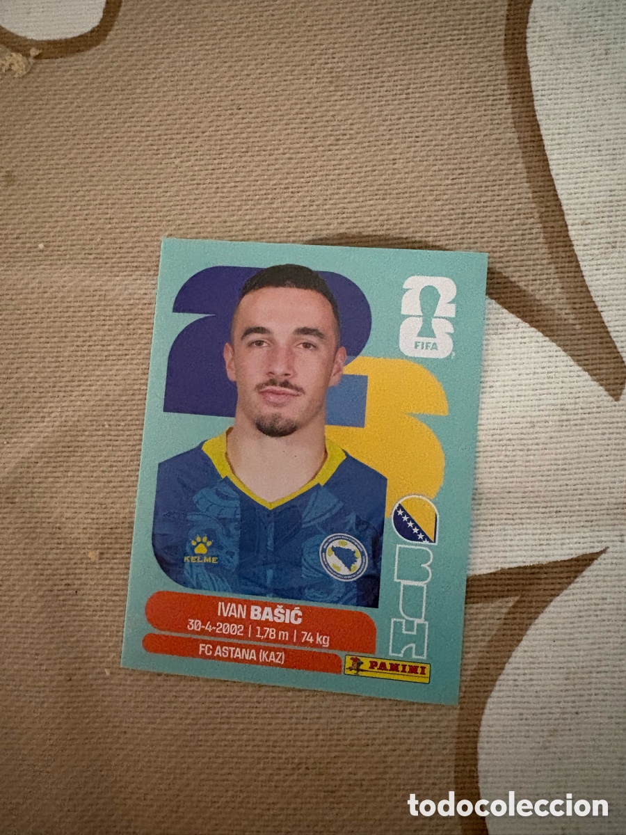 Cromos de f&uacute;tbol: BIH 12 BIH12 IVAN BASIC BOSNIA HERZEGOVINA ⚽ PANINI FIFA MUNDIAL WORLD CUP 26 2026 STICKER ⚽