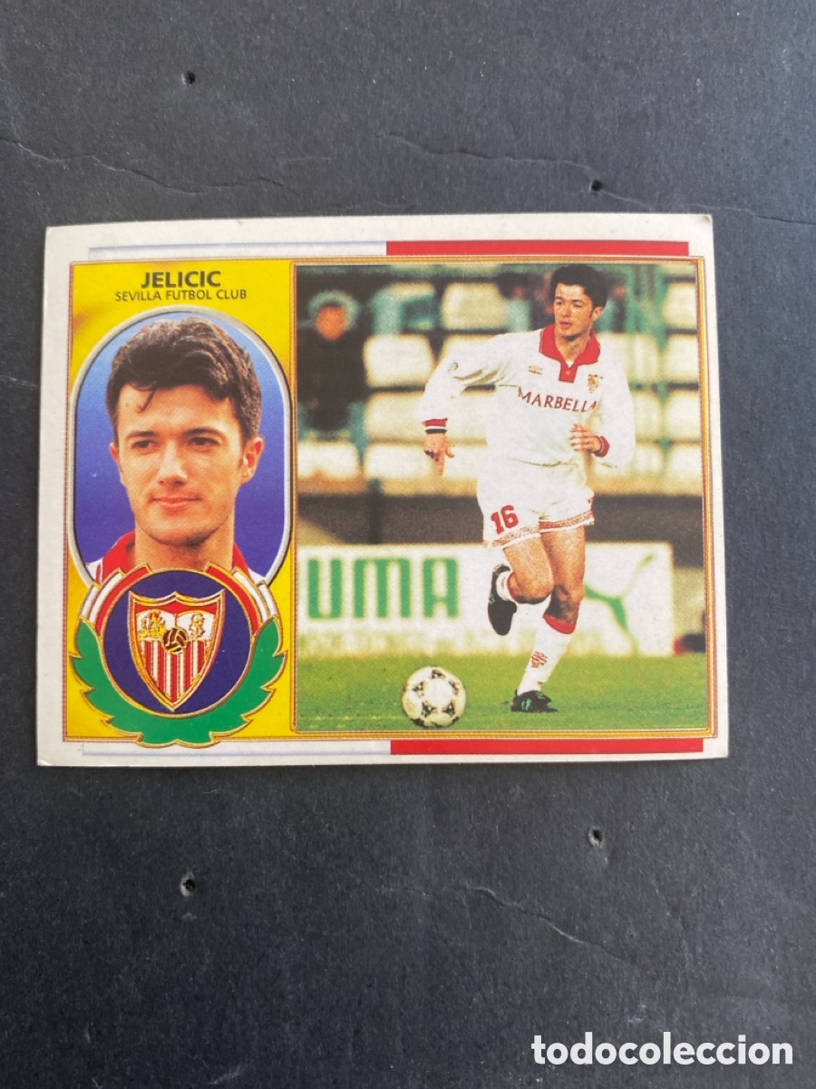 Cromos de f&uacute;tbol: Cromo liga 96/97 Sevilla nunca pegado