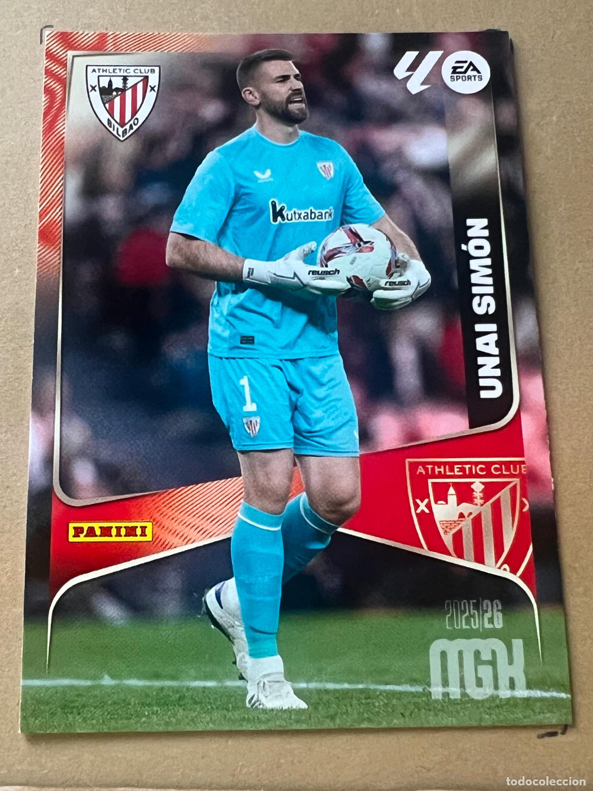 Cromos de f&uacute;tbol: UNAI SIMON #38 MEGACRACKS PANINI 2025 2026