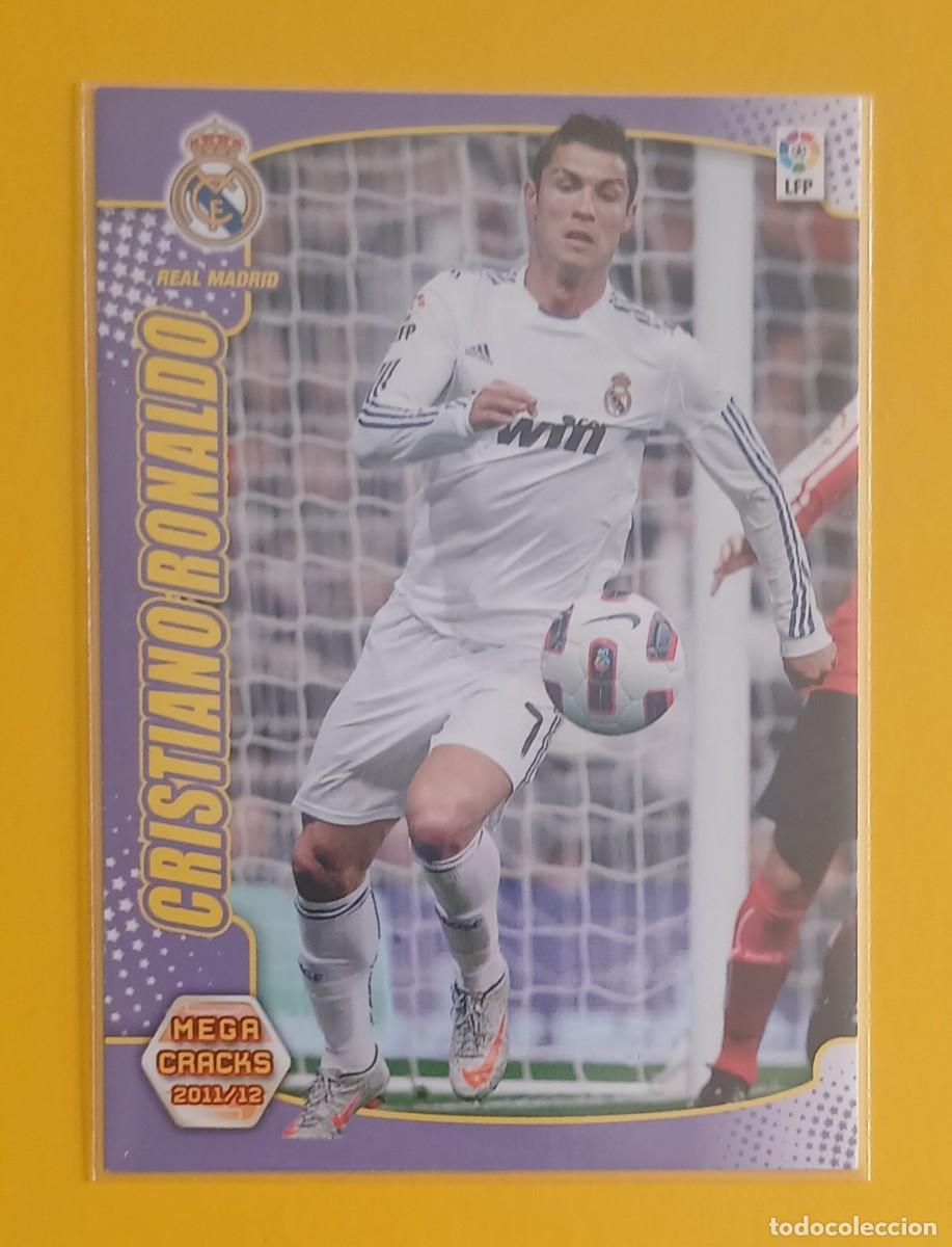 Cromos de f&uacute;tbol: CROMO n&ordm; 160 CRISTIANO RONALDO REAL MADRID MEGACRACKS 2011-2012 DE PANINI. Nuevo.