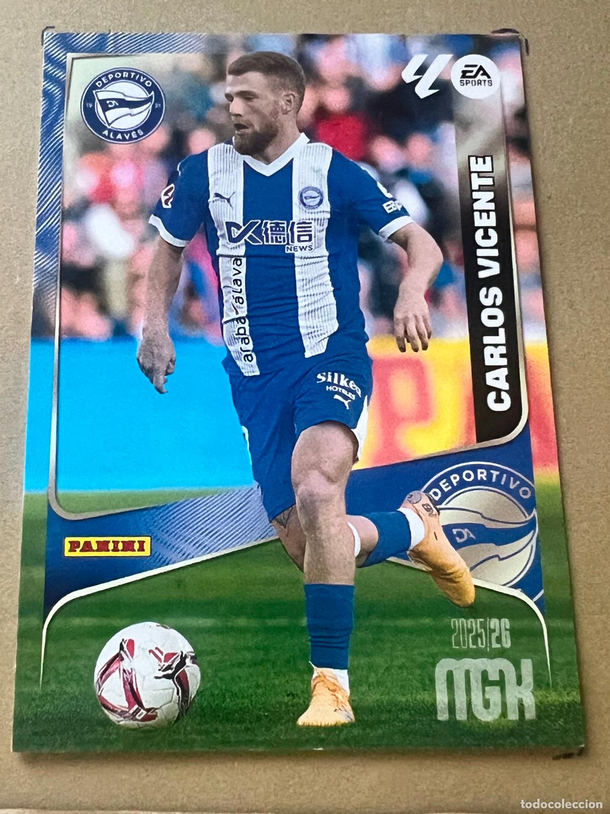 Cromos de f&uacute;tbol: CARLOS VICENTE #32 MEGACRACKS PANINI 2025 2026
