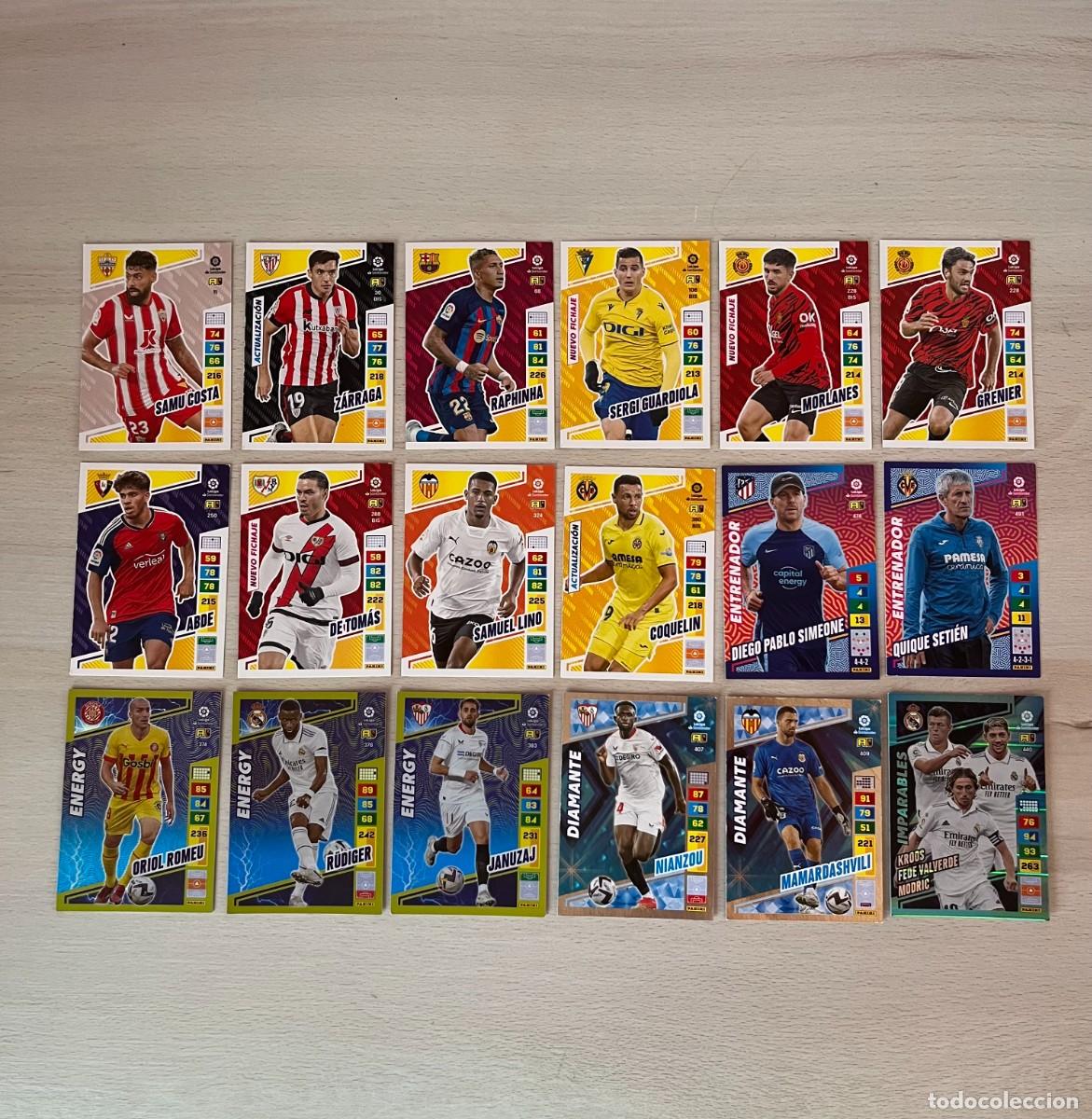Football Stickers: Lote de 18 Cartas Adrenalyn XL LaLiga 22/23