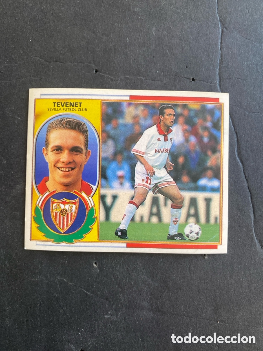 Cromos de f&uacute;tbol: Cromo liga 96/97 Sevilla nunca pegado