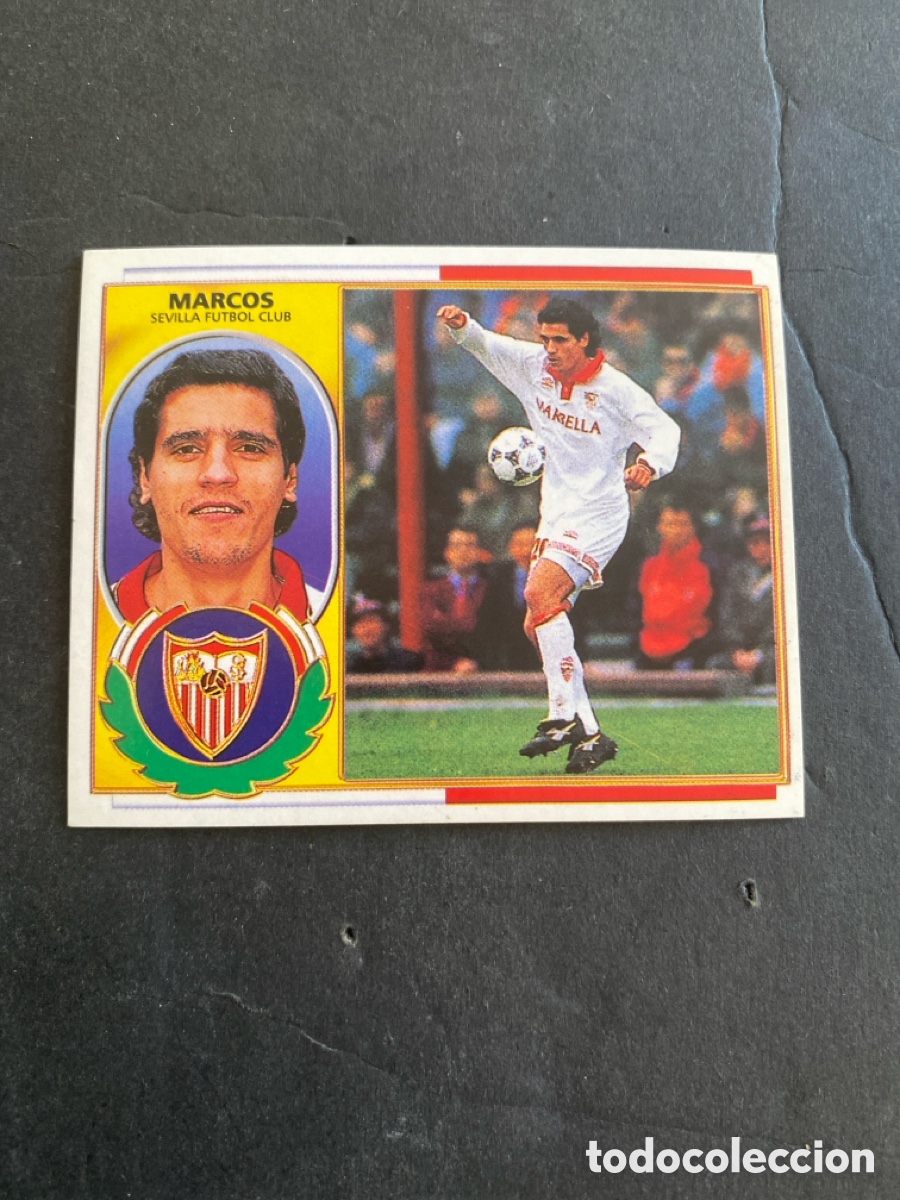 Cromos de f&uacute;tbol: Cromo liga 96/97 Sevilla nunca pegado