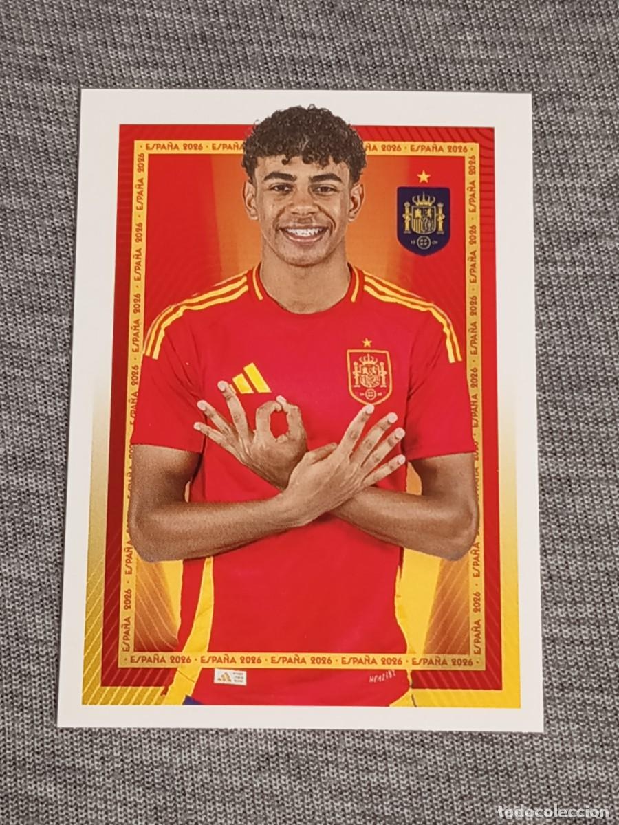 Cromos de f&uacute;tbol: LAMINE YAMAL CARREFOUR MUNDIAL 2026 N&deg;49 NUEVO