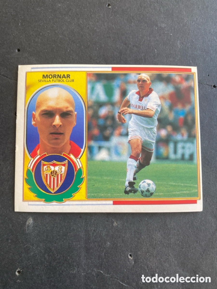 Cromos de f&uacute;tbol: Cromo liga 96/97 Sevilla nunca pegado